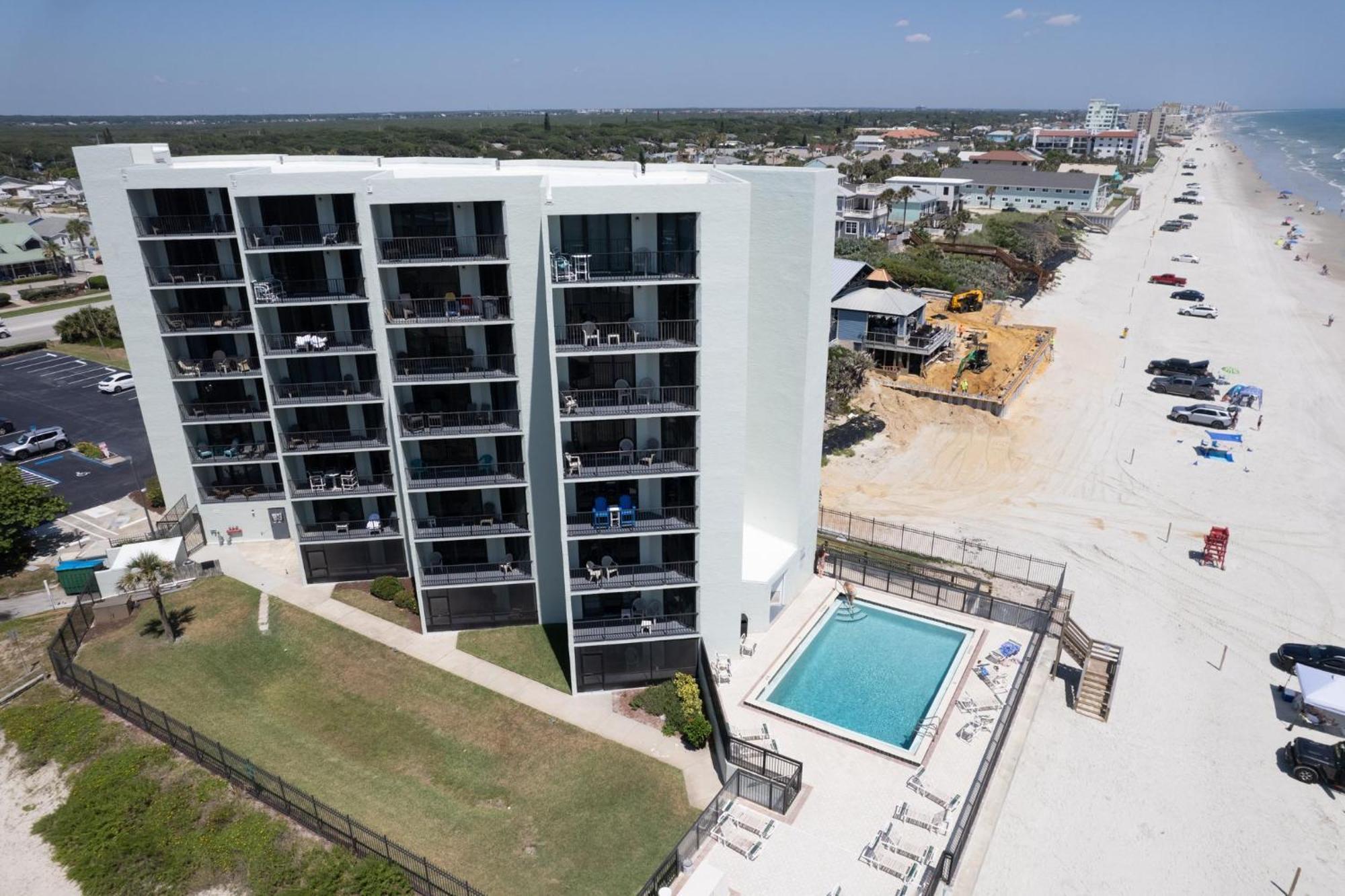 Ocean View With A Beachfront Pool At Ocean Trillium Condo ~ 403 Ню Смирна Бийч Екстериор снимка